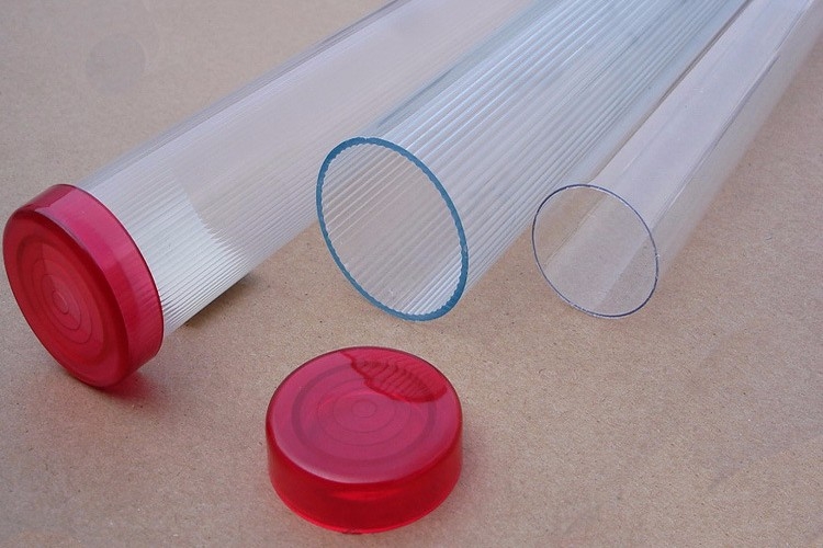 內(nèi)條紋細齒交通指揮棒透明pc塑料管外徑20-40mm